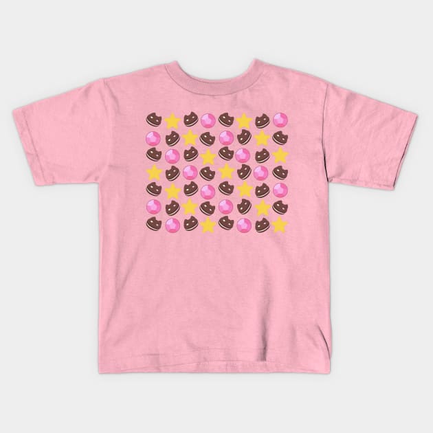 Steven Universe pattern Kids T-Shirt by valentinahramov